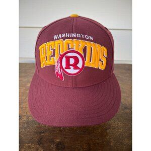 Vintage Washington Redskins Snapback Hat By Mitchell & Ness - Fitted 7 1/2 - Bur